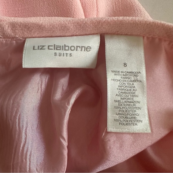 Liz Claiborne Baby Pink Skirt Suit - Picture 3 of 6